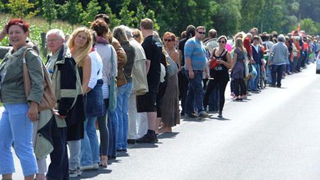 Ljudski lanac sprečava širenje rudnika uglja