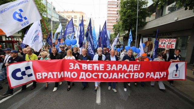 Danas u Beogradu zajednički protest sindikata