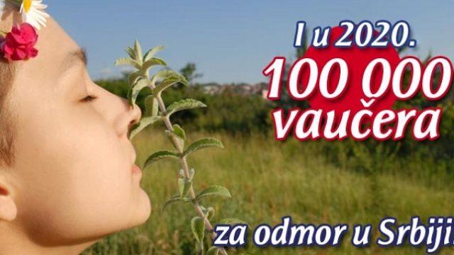 Spremno 100.000 vaučera za odmor u Srbiji u 2020.