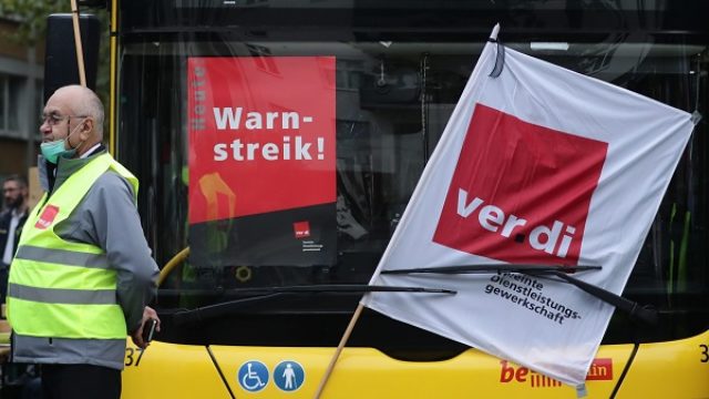 Nemačka javna preduzeća u jednodnevnom štrajku