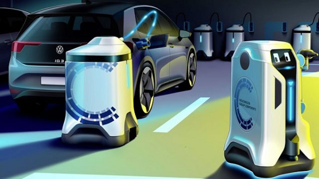 VW predstavio robota za punjenje elektromobila